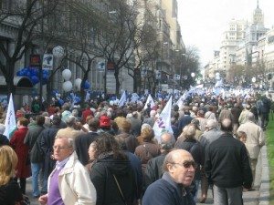 Más de 160.000 personas llenaron el sábado 26 el centro de Madrid para protestar contra el aborto y la eutanasia 1