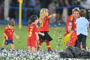 Un aplauso a... La selección Española de fútbol por su celebración en familia 2