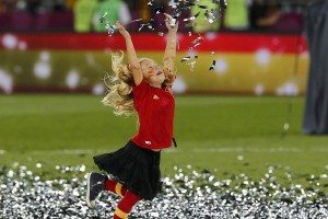 Un aplauso a... La selección Española de fútbol por su celebración en familia 4